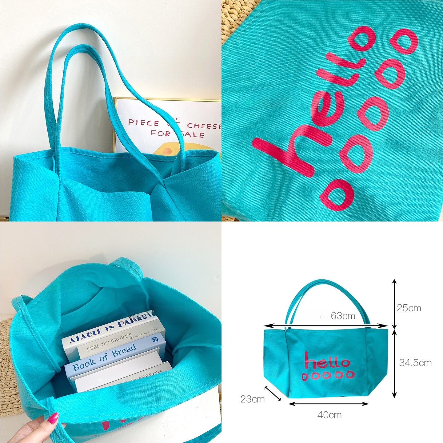 Large Capacity Canvas Shoulder Bag