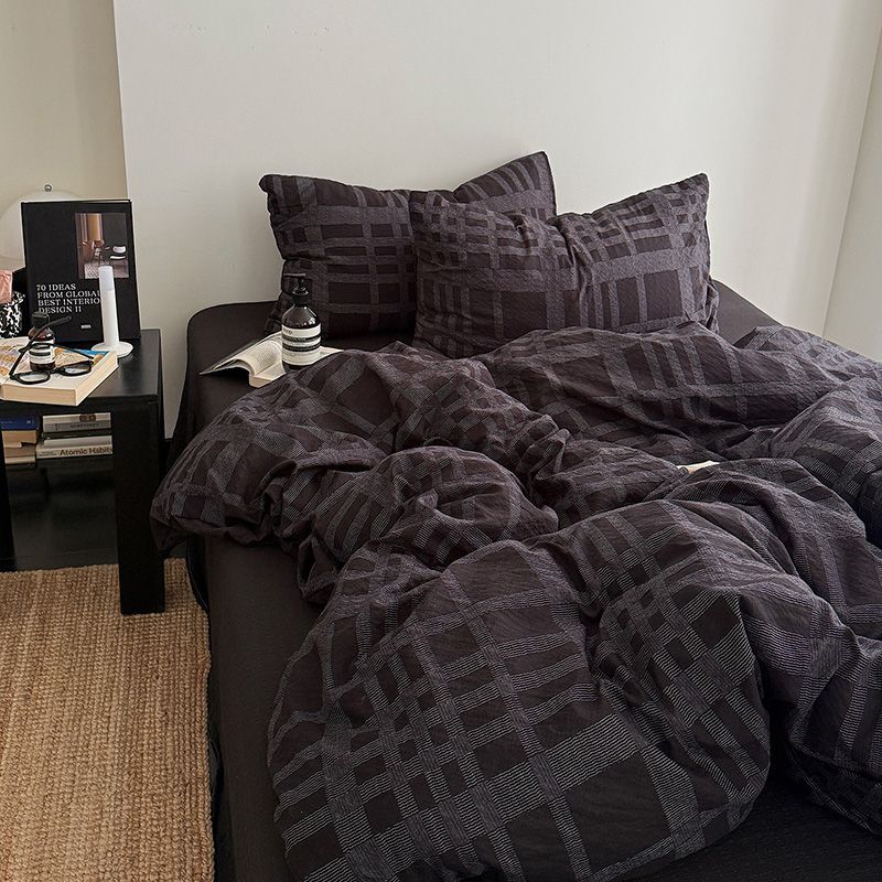 Waffle Crinkle Bedding Set