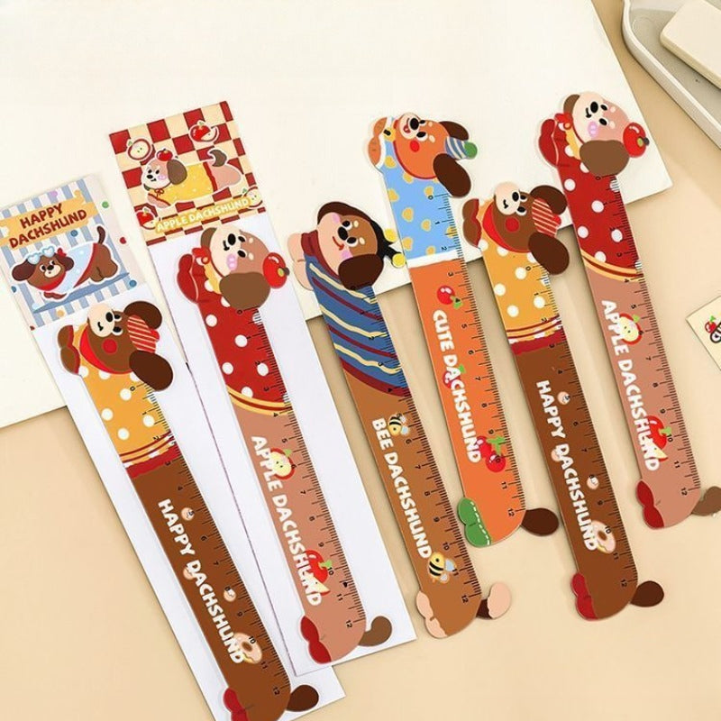 Cartoon Puppy Magnetic Bookmark Ruler - Modomu