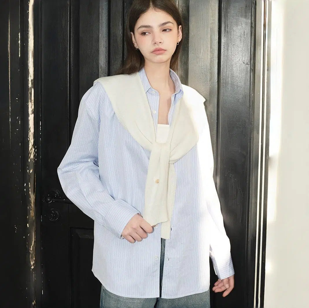 Knitted Shawl Style Vest