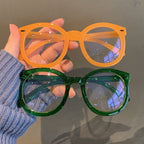Oversized Round Rivet Glasses