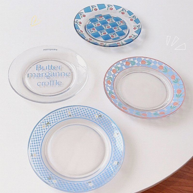 Embossed Chequer Brunch Plate