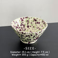 Ink Splash Ceramic Fruit Bowl - Modomu