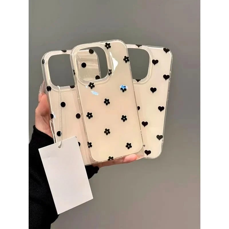 Little Black Print iPhone Case