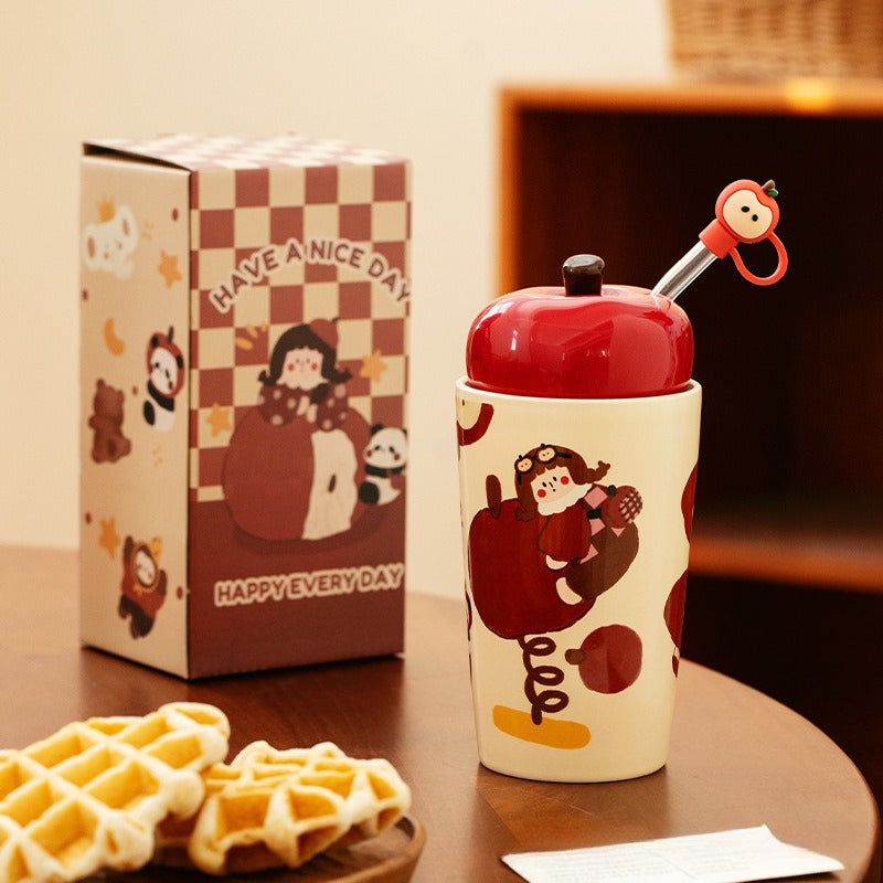 Vintage Apple Christmas Mug - Modomu