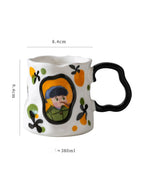 Retro Painting Ceramic Coffee Mug - Modomu