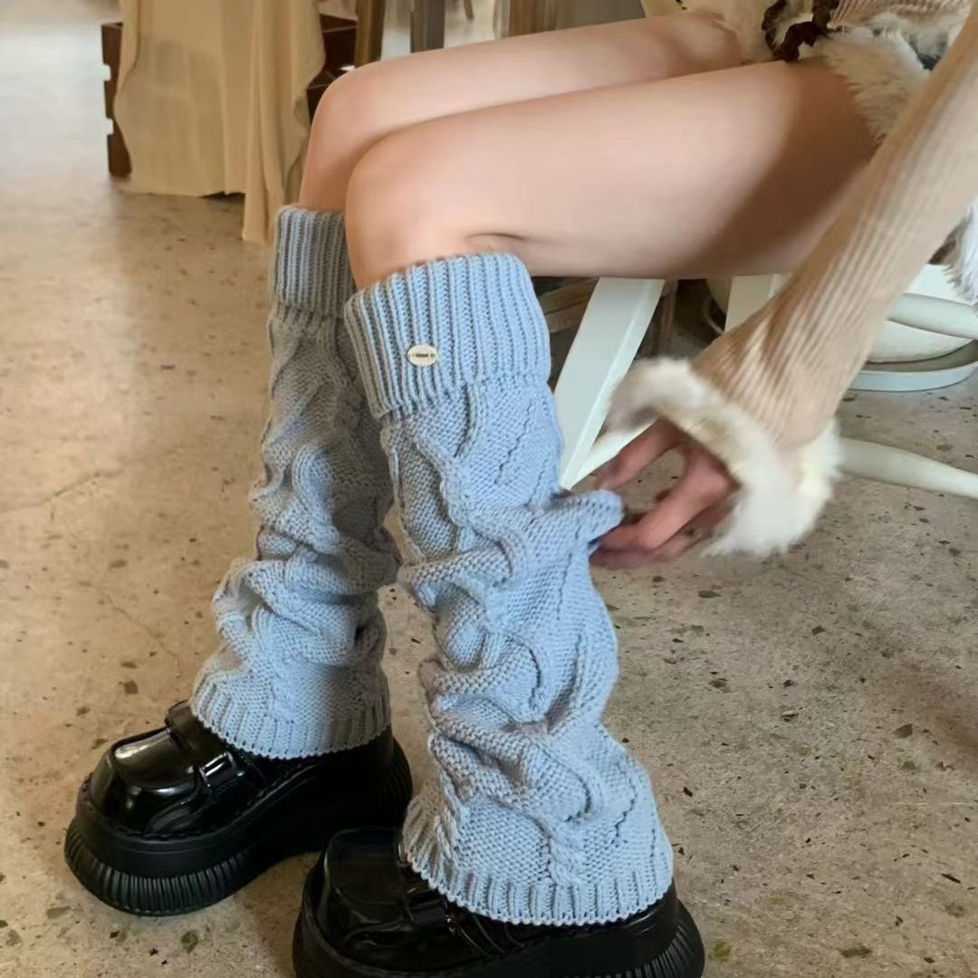 Heavy Knit Stacked Socks