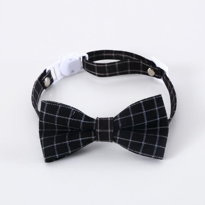 British Style Pet Bow Collar