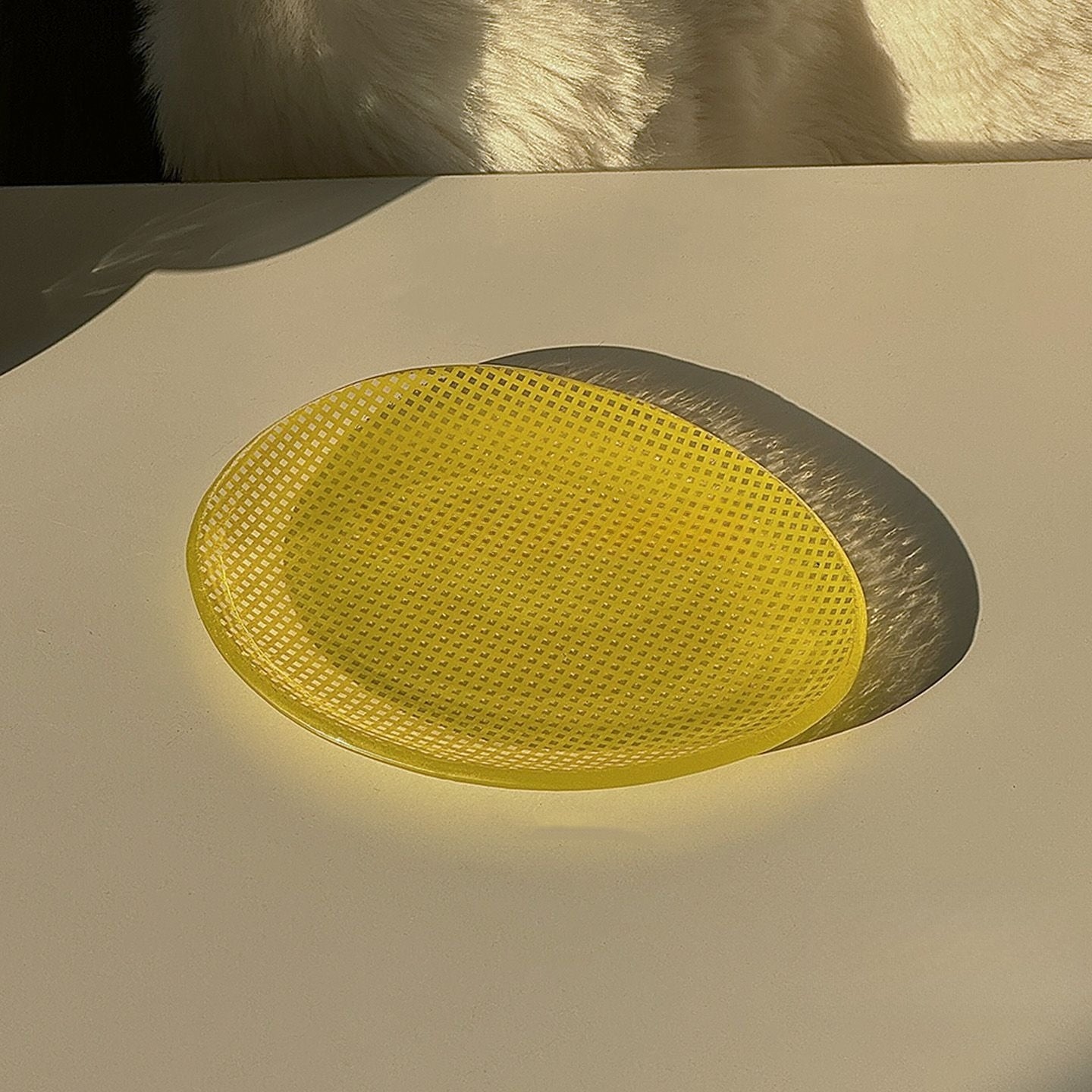 Translucent Pebble Dessert Plate