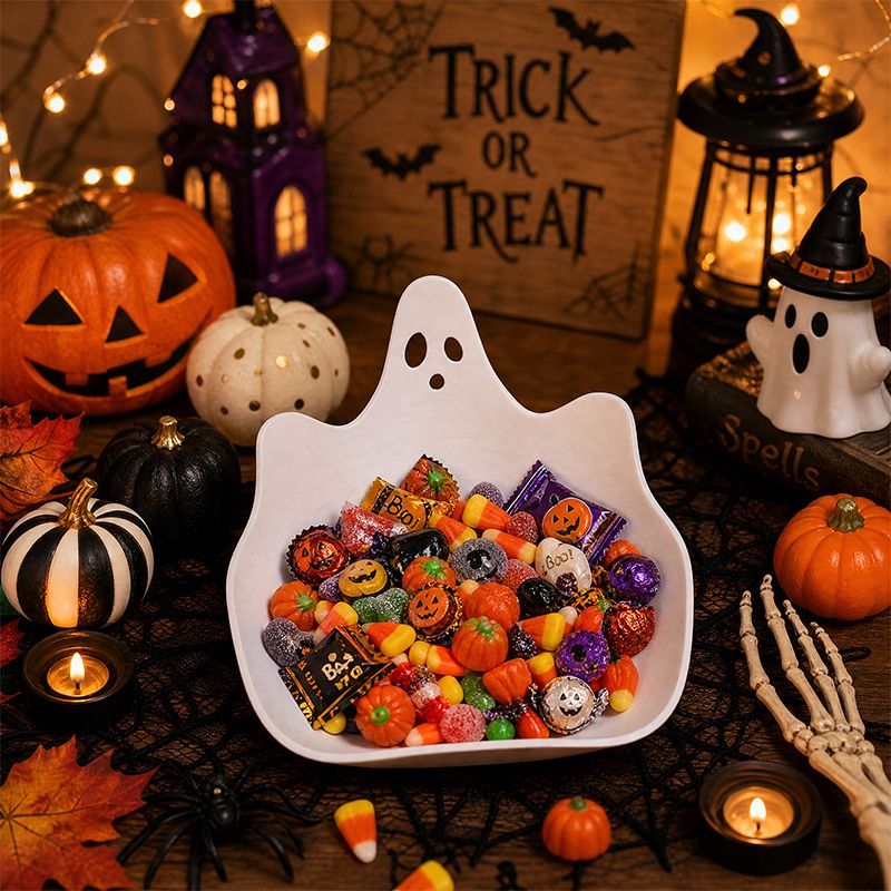 Ghost Shaped Candy Bowl