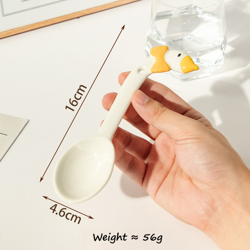 Cartoon Ceramic Dessert Spoon - Modomu
