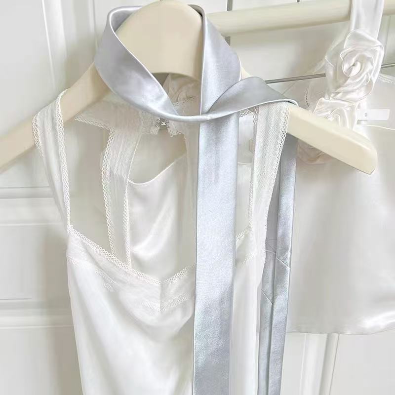 Versatile Long Tie Scarf Accessory - Modomu