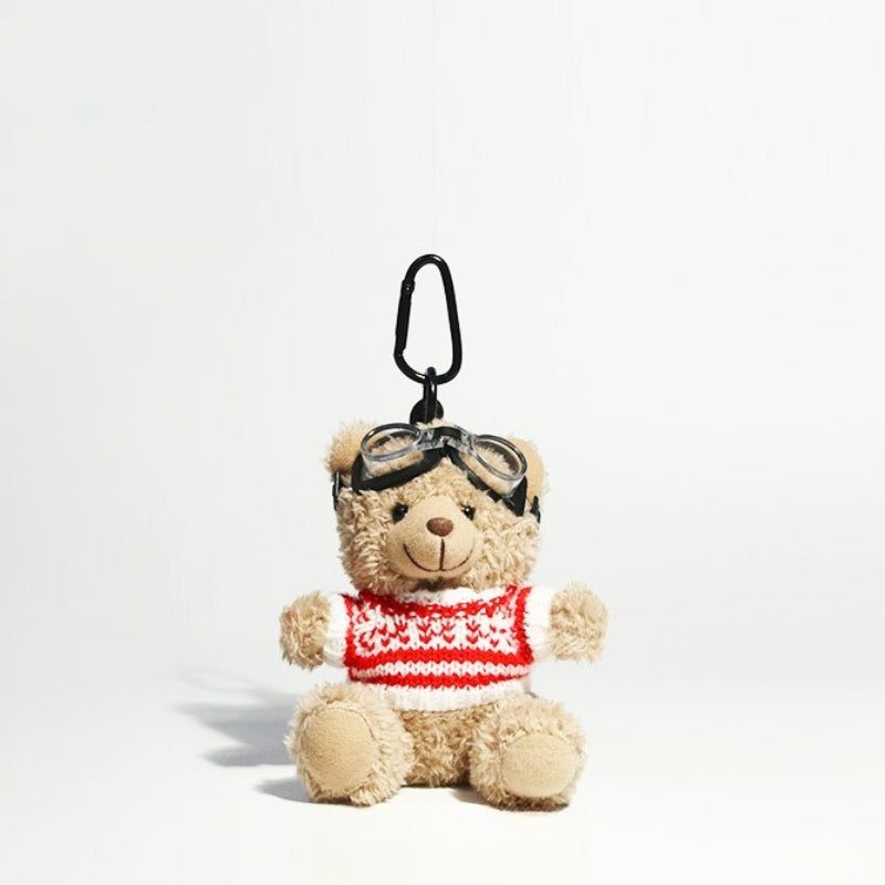 Bear Plush Keychain Charm - Modomu