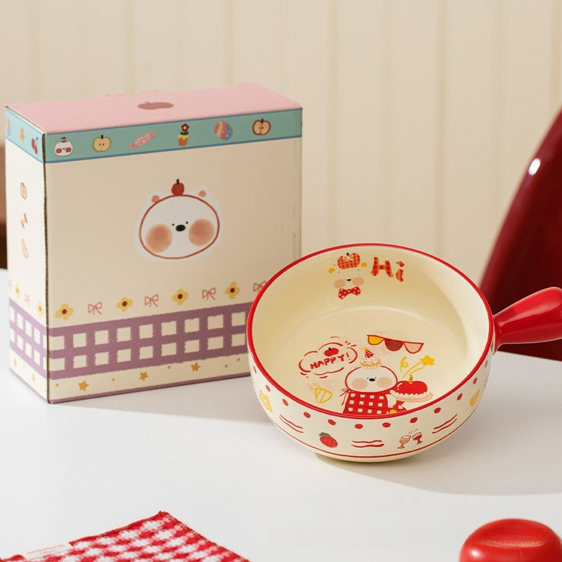 Handle Bowl For Everyday Noodles