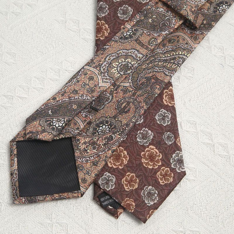 Retro Silk Look Mens Tie - Modomu
