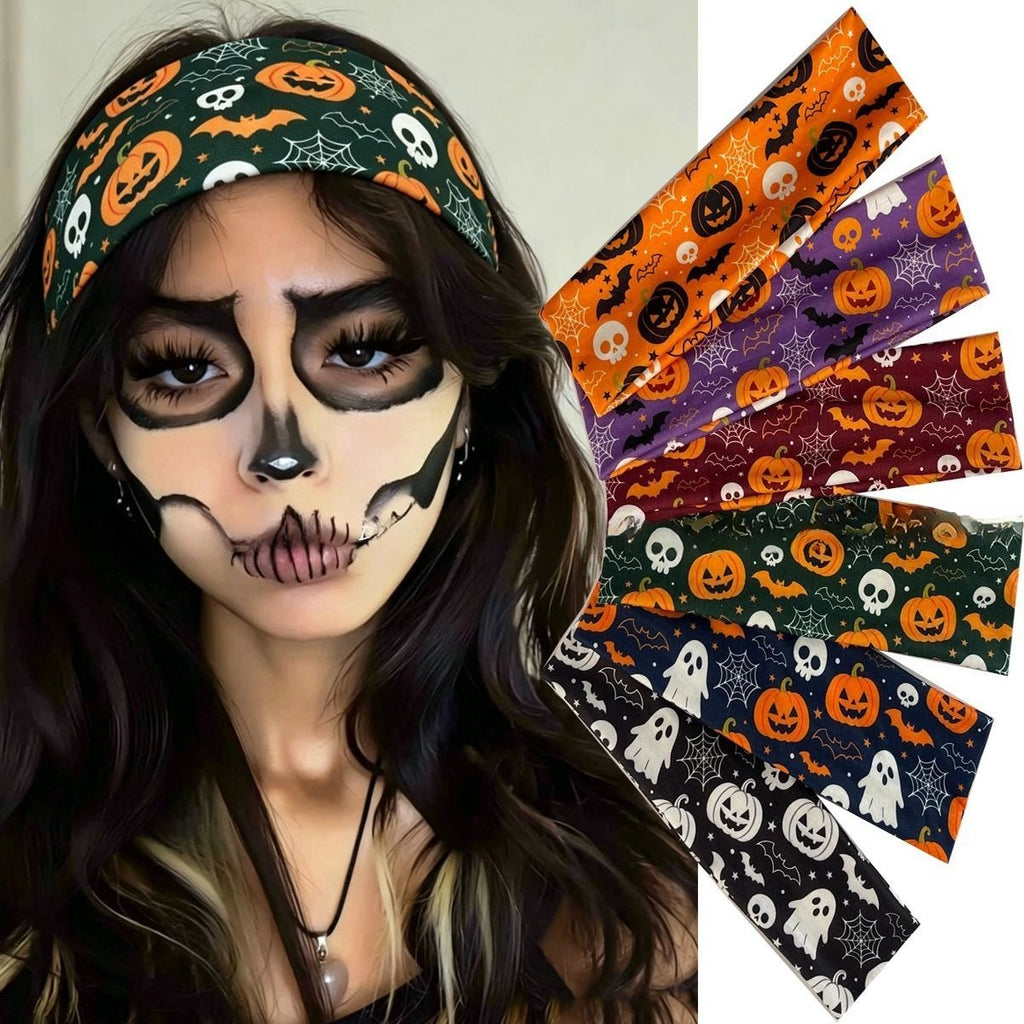 Halloween Print Wide Headband