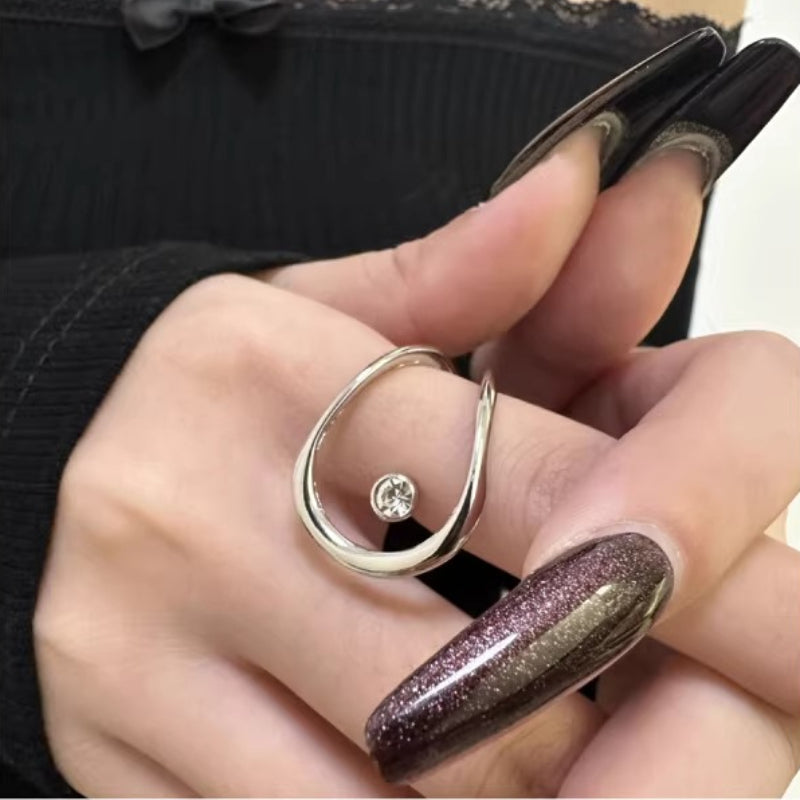 Geometric Open Adjustable Ring - Modomu