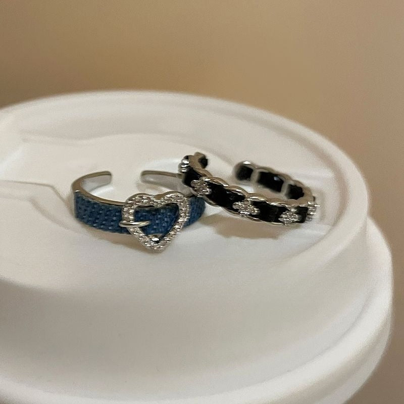 Zircon Statement Adjustable Ring