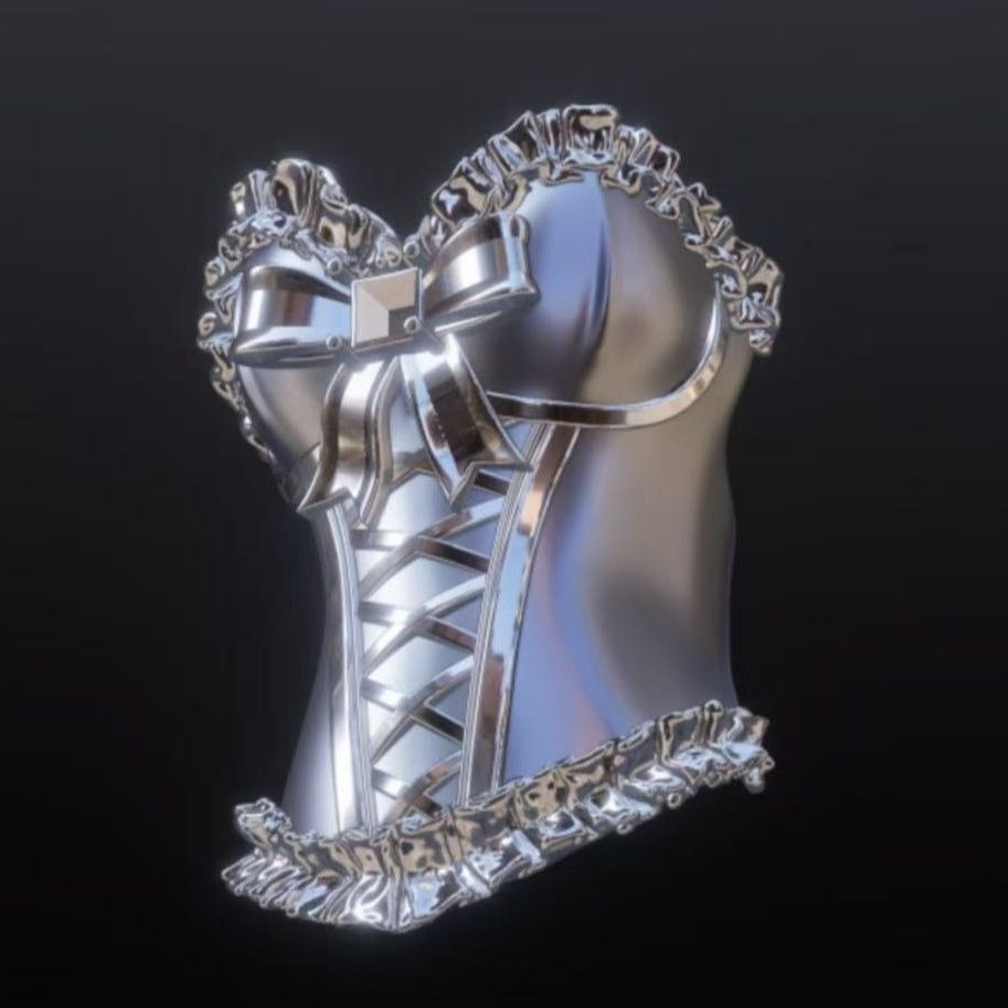 Skirt pendant statement ring