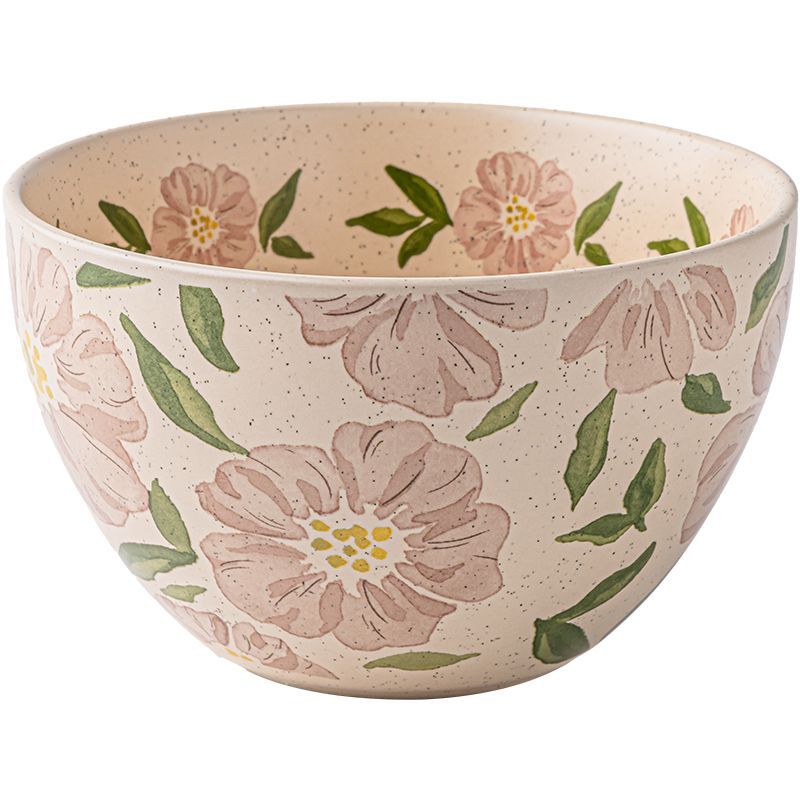 Speckled Glaze Hand-Painted Rice Bowl