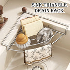 Corner Sink Drain Rack