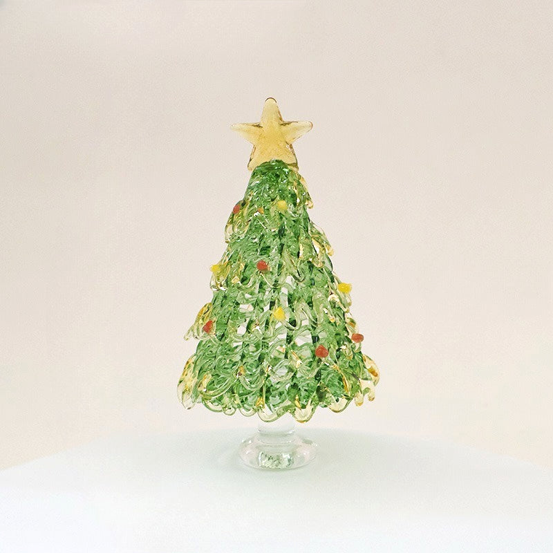 Glazed Glass Christmas Tree Decor - Modomu