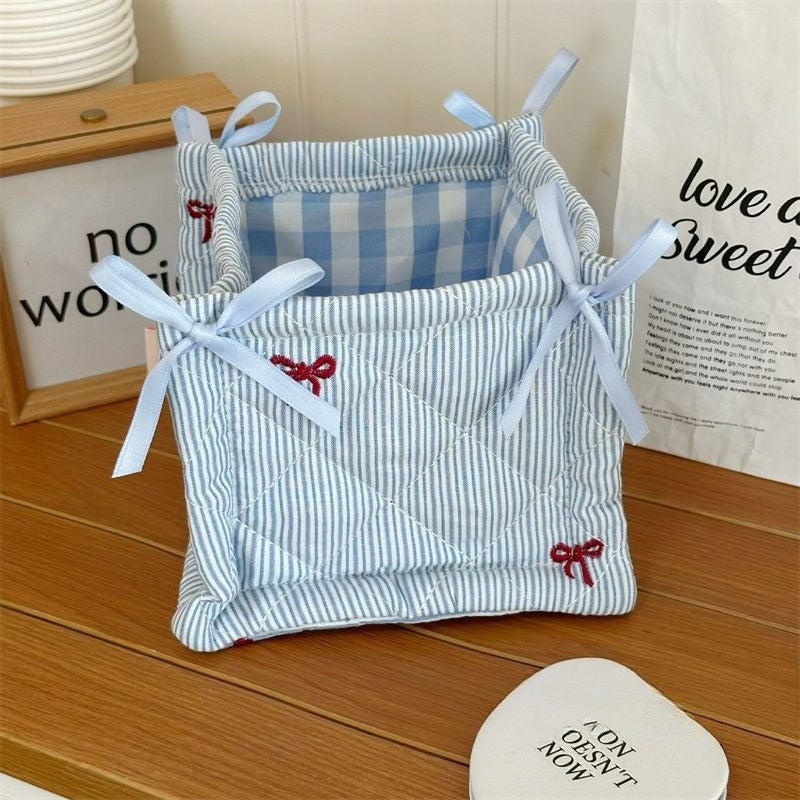 Fabric Desktop Storage Basket