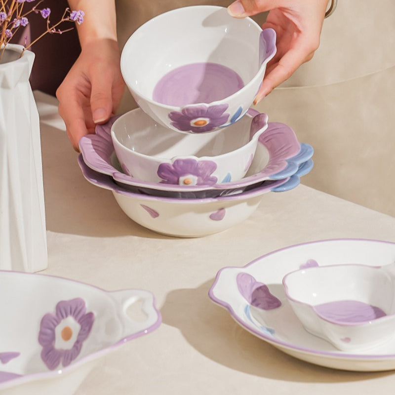 Floral Ceramic Baking Plate - Modomu