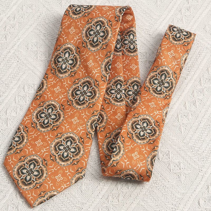 Retro Silk Look Mens Tie - Modomu