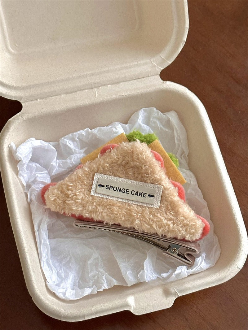 Plush Cake Dessert Pendant Accessory