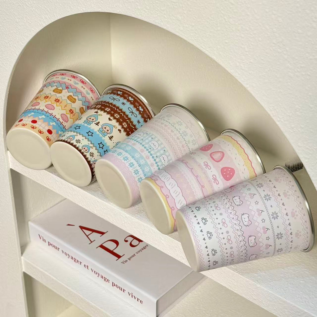 Fair Isle Steel Toothbrush Cup