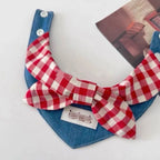 Pet Bandana Bib with Bow