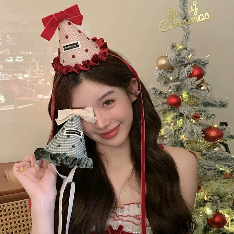 Christmas Velvet Bow Hair Clip - Modomu