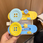 Polka Dot Button Snap Clips