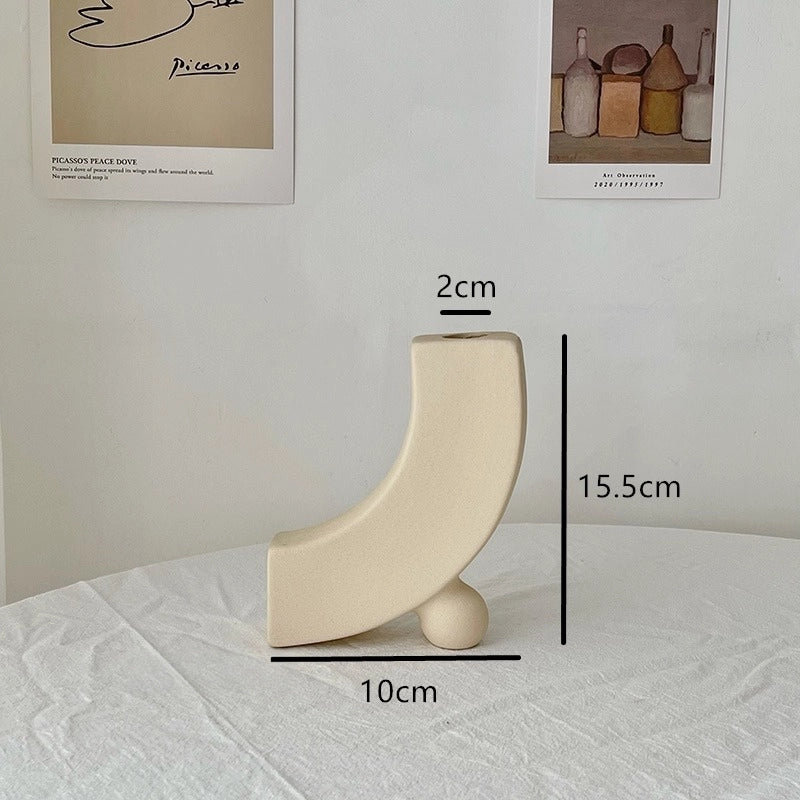 Retro Nordic Ceramic Art Vase