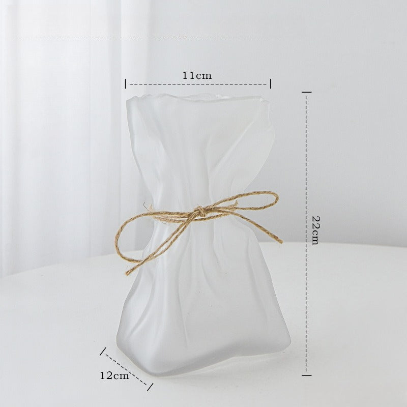 Irregular Transparent Glass Vase - Modomu