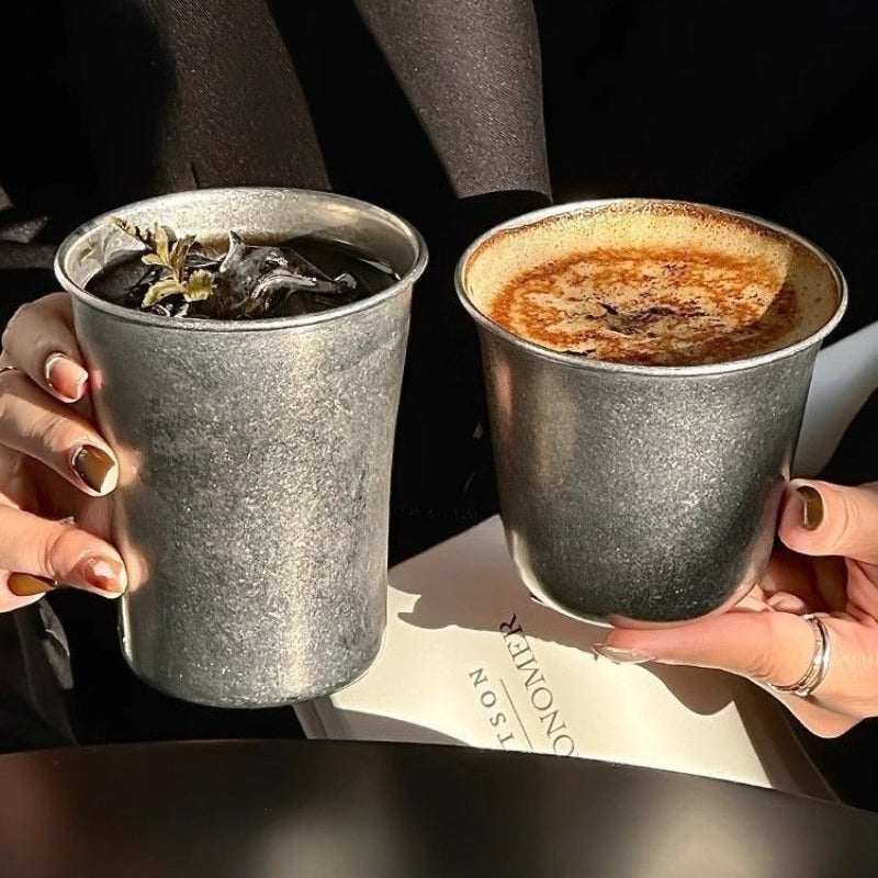 Retro Stainless Steel Coffee Cup - Modomu