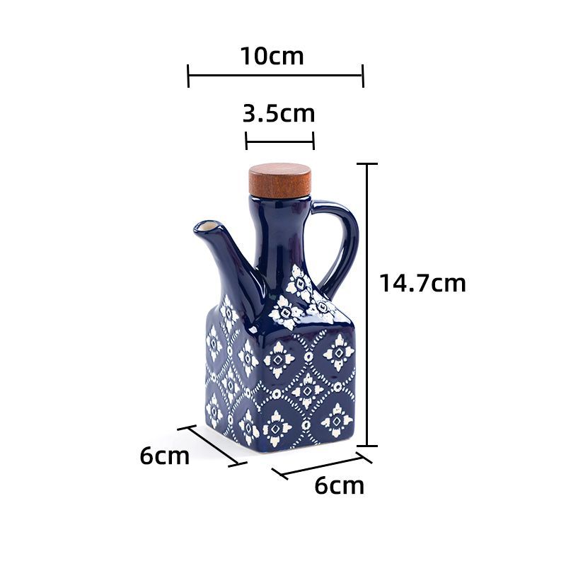 Tile Pattern Oil Cruet