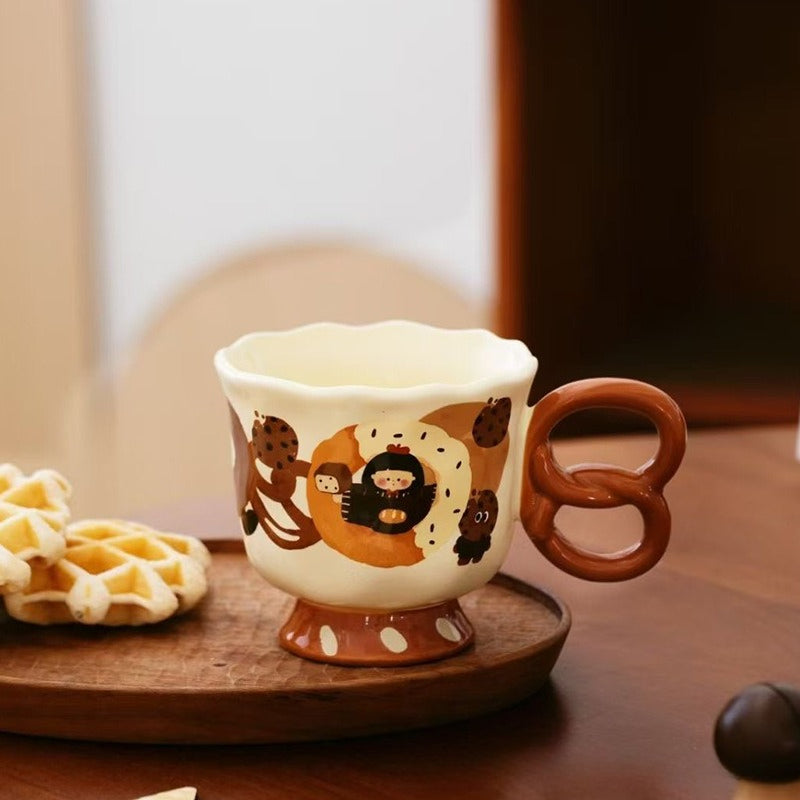 Ceramic coffee mug with illustration - Modomu