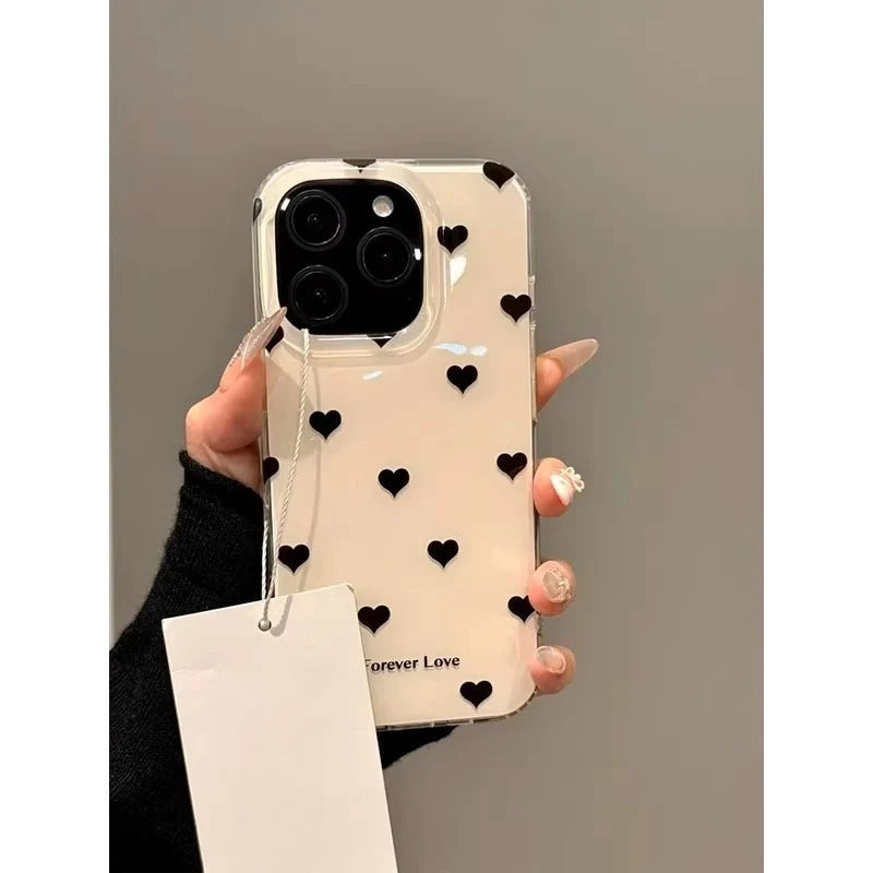 Little Black Print iPhone Case