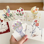 3D Tulip Bouquet Greeting Card