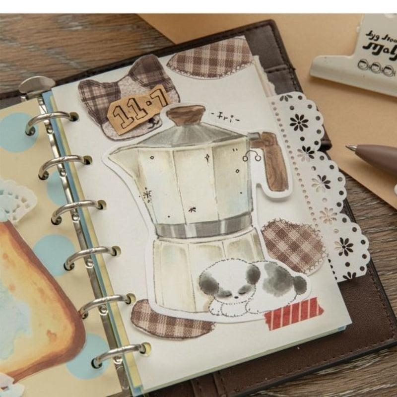 Dog Cafe Shaped Sticky Notes - Modomu