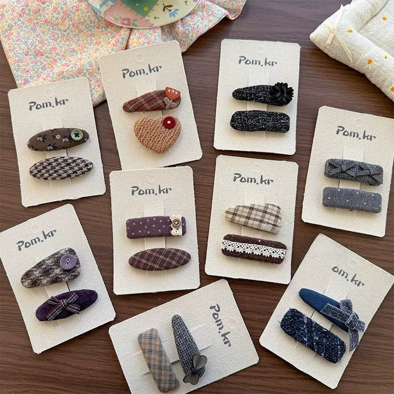 Plush Bow Fabric Hair Clip - Modomu