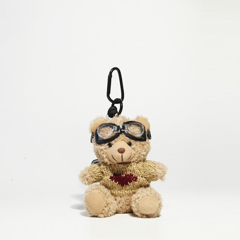Bear Plush Keychain Charm - Modomu