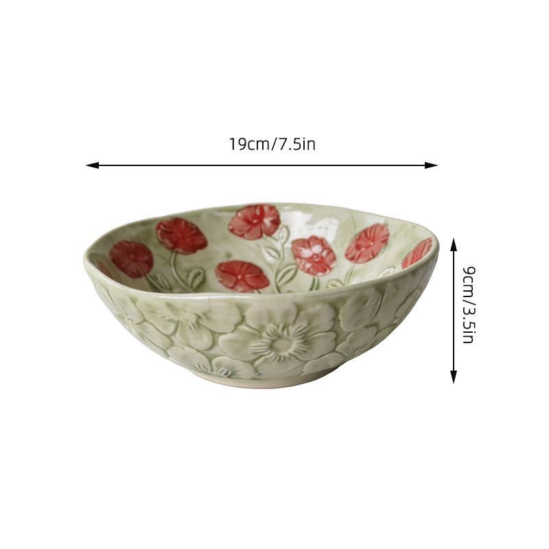 Relief Flower Noodle Bowl