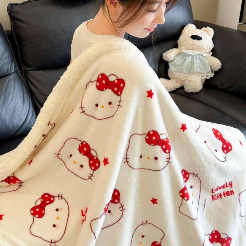 Cartoon Critter Snuggle Blanket