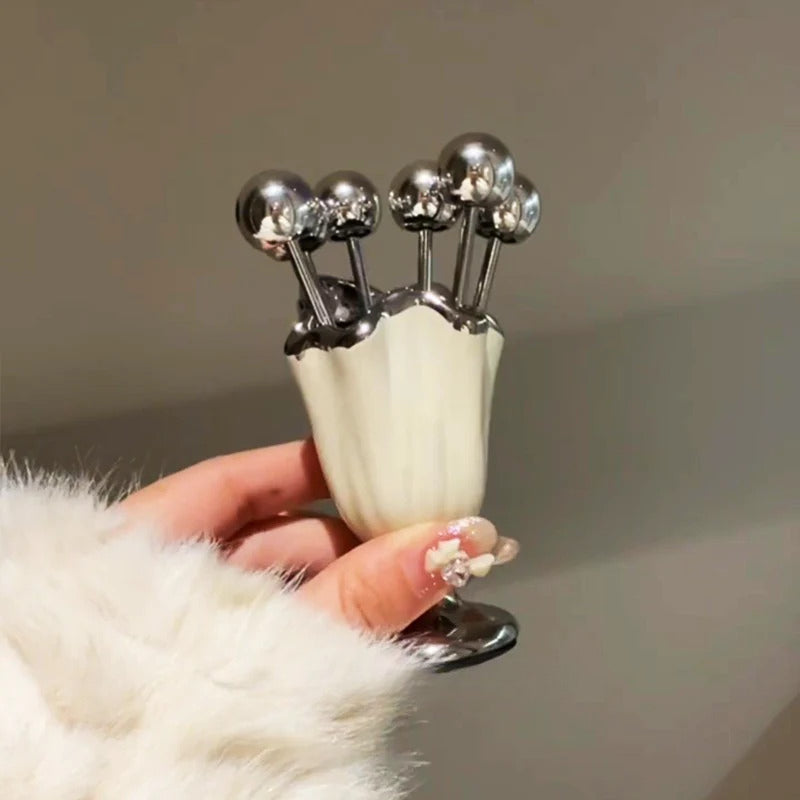 Stainless Steel Fruit Fork Jar - Modomu