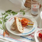 Deli Lettering Bone China Plate