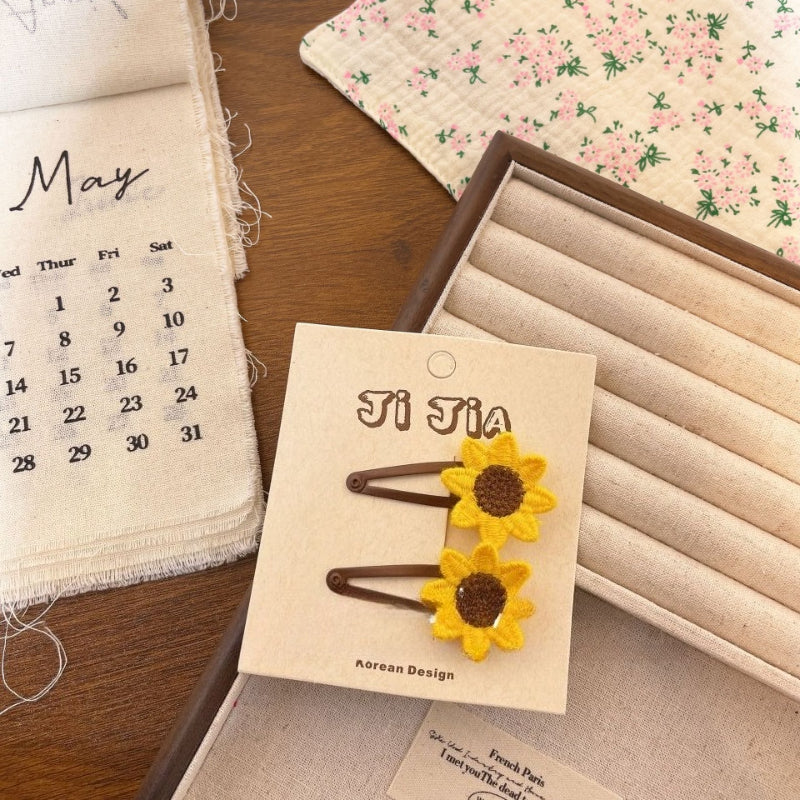 Floral Bunny Kids Hair Clip - Modomu