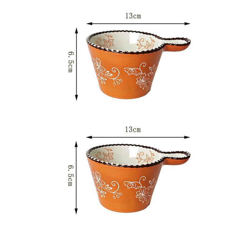 Beaded Handle Dessert Bowl